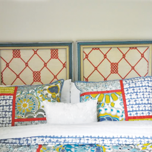 Make a Trendy Headboard out of Picture Frames